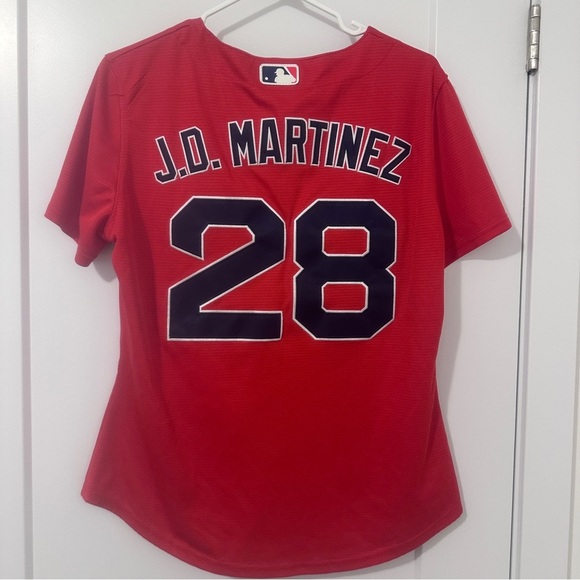 MLB Genuine Merchandise Red Sox JD Martinez Red Jersey Size Women’s Medium - Picture 6 of 9